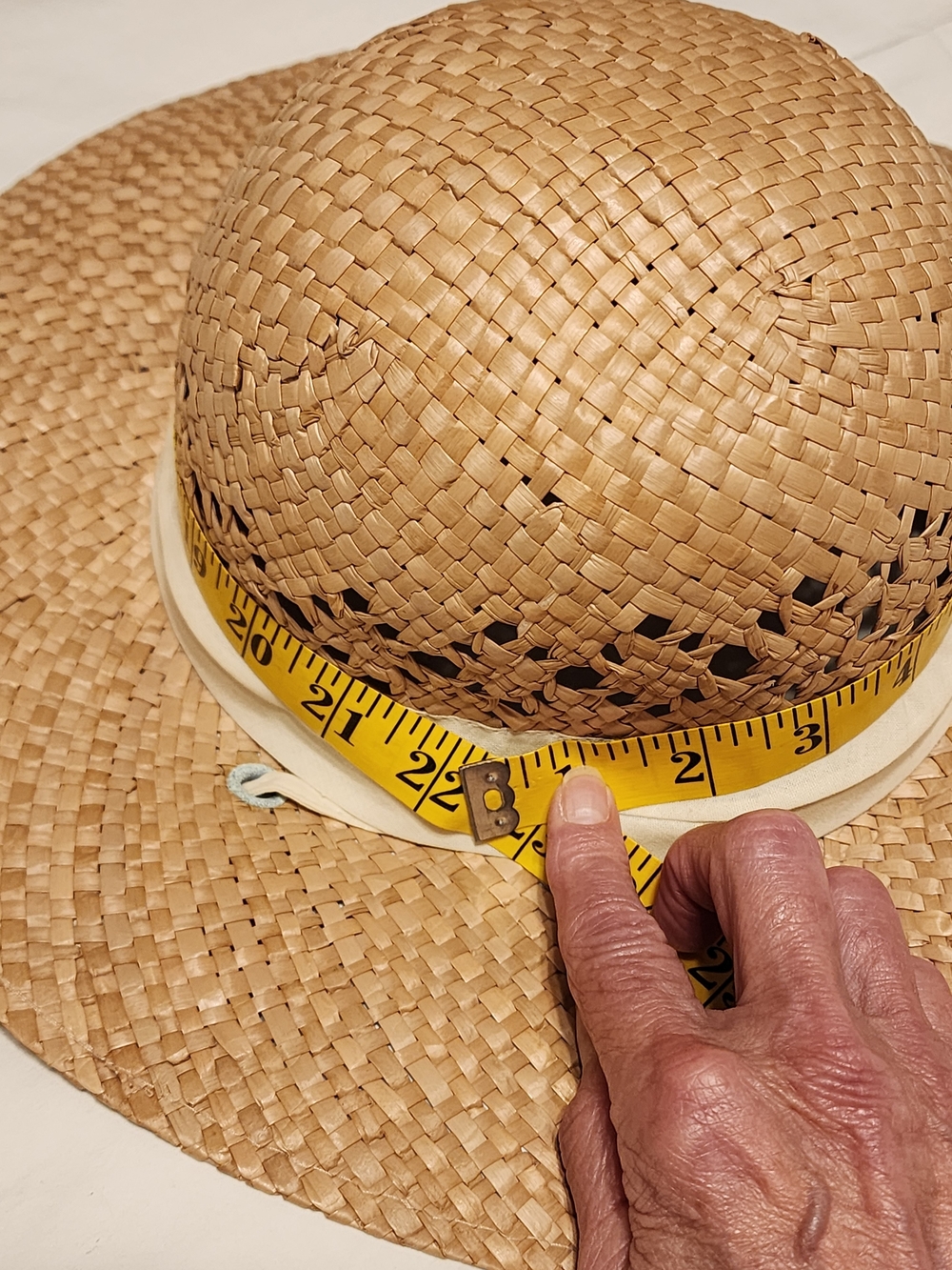 Columbia woven Straw Sun Hat with Cream Band - Picture 4 of 5